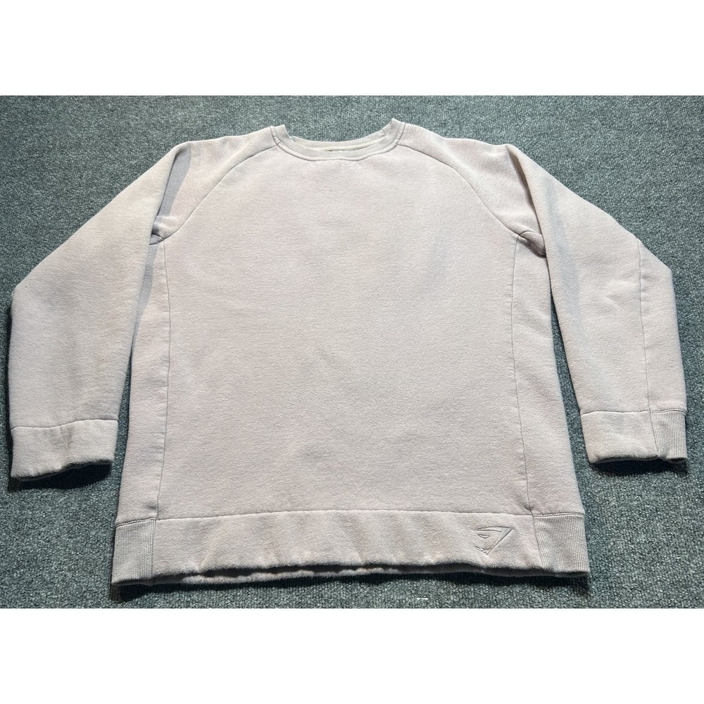 Gymshark Mens Large Sweatshirt Lilac Purple Crew Neck - Picture 2 of 7